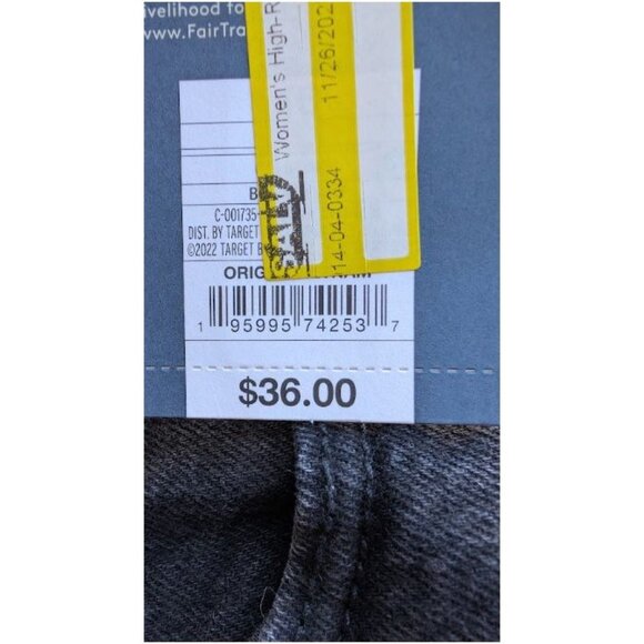 Universal Thread Women’s High-Rise Bootcut Jeans Black Size 16 Reg - Picture 7 of 7